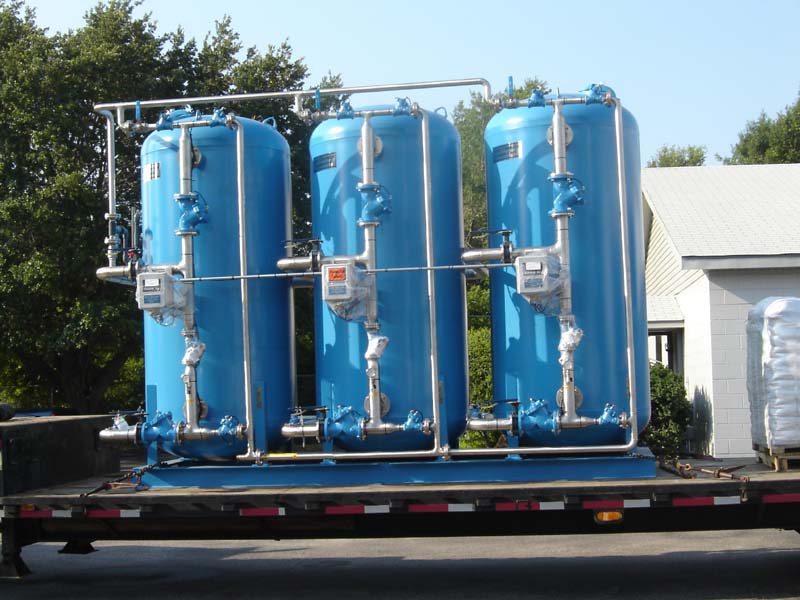 Automatic Triplex Industrial Water Softener AST-4884-4/3/SS